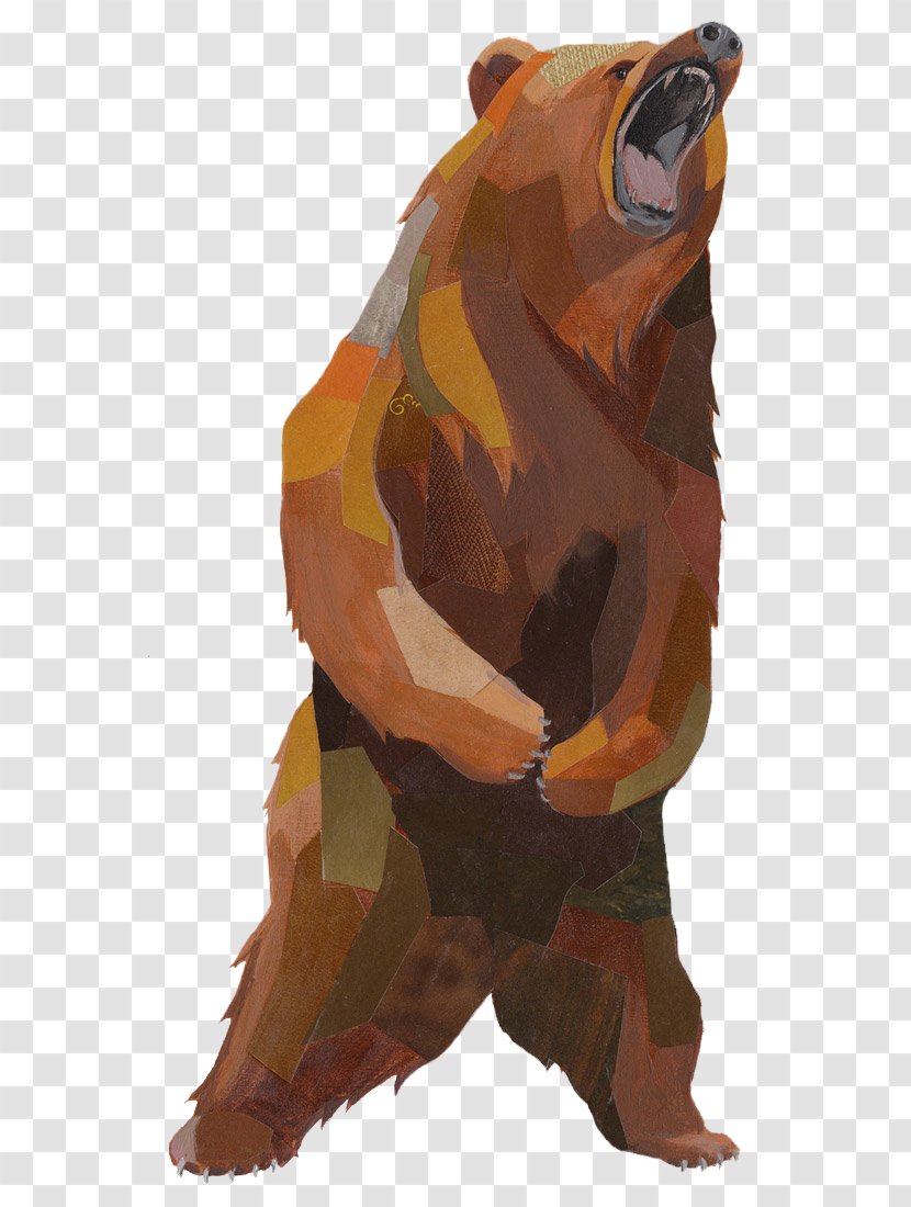 Grizzly Bear Watercolor Painting - Illustrative - Brown Transparent PNG