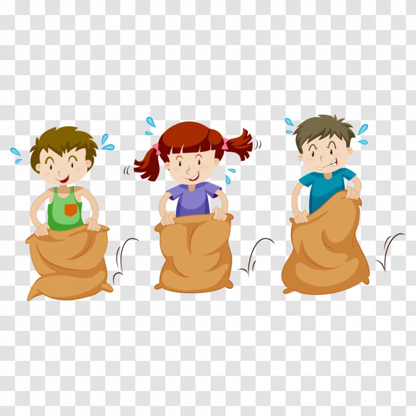 Sack Race Gunny Royalty-free Clip Art - Friendship - Student Transparent PNG