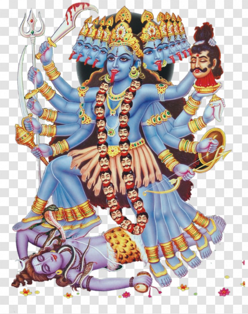 Kalika Mata Temple, Pavagadh Mahadeva Durga Puja Mahakali - Navaratri - Hinduism Transparent PNG