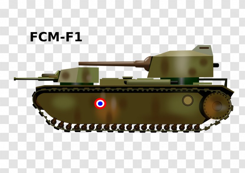 FCM F1 Super-heavy Tank Char 2C - World Of Tanks Transparent PNG