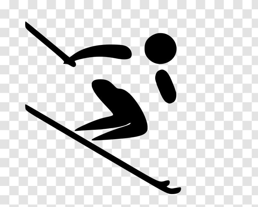 2018 Winter Olympics Alpine Skiing At The Olympic Games FIS Ski World Cup - Black Transparent PNG