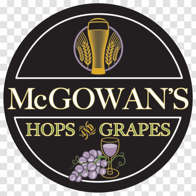 McGowan's Hops & Grapes Beer Potbelly's Wine Bar - Brand - Lewis Carroll Society Of North America Transparent PNG