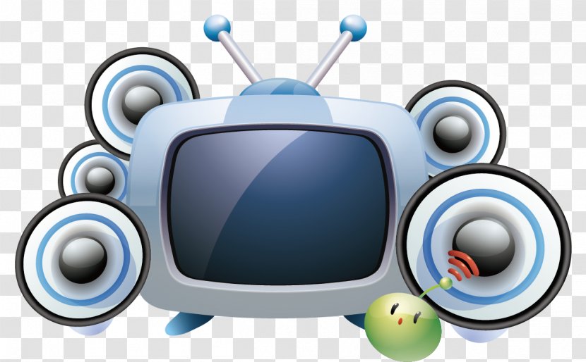 High-definition Television Broadcasting Advertising - Poster - TV Creative Figure Transparent PNG