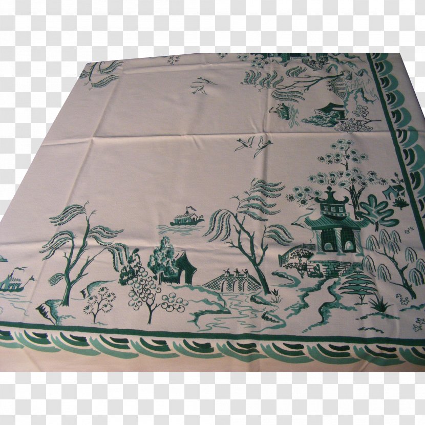 Place Mats Tablecloth Willow Pattern Cotton - Table - Bark Transparent PNG