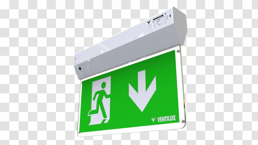 Emergency Lighting Light Fixture Exit Sign Ceiling - Lightemitting Diode Transparent PNG