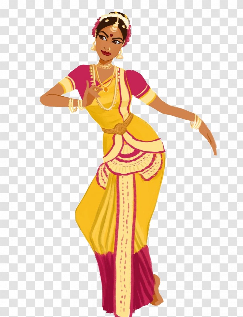 Bharatanatyam Indian Classical Dance Kathak Belly - Clothing - Tamil Transparent PNG
