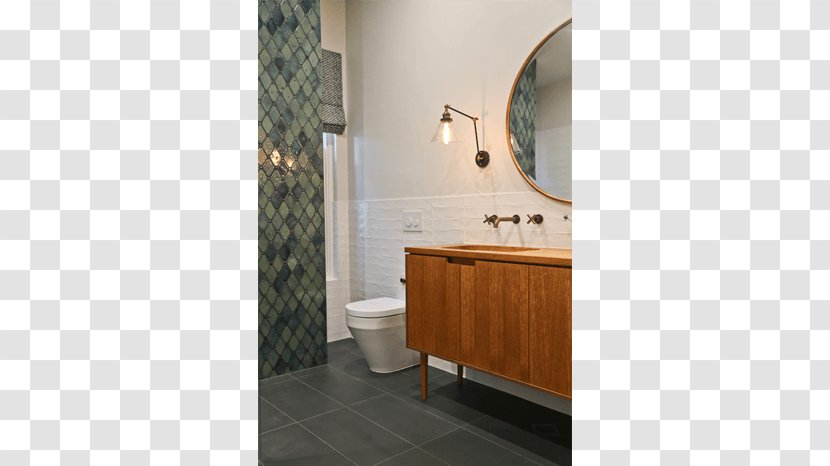 Bathroom Cabinet Floor House West Croydon - Renovation - White Wall Tiles Transparent PNG