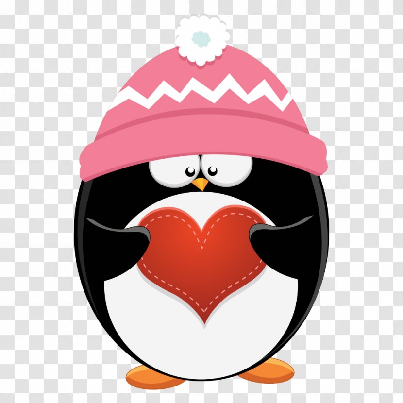 Penguin Cartoon Love Royalty-free - Vertebrate Transparent PNG