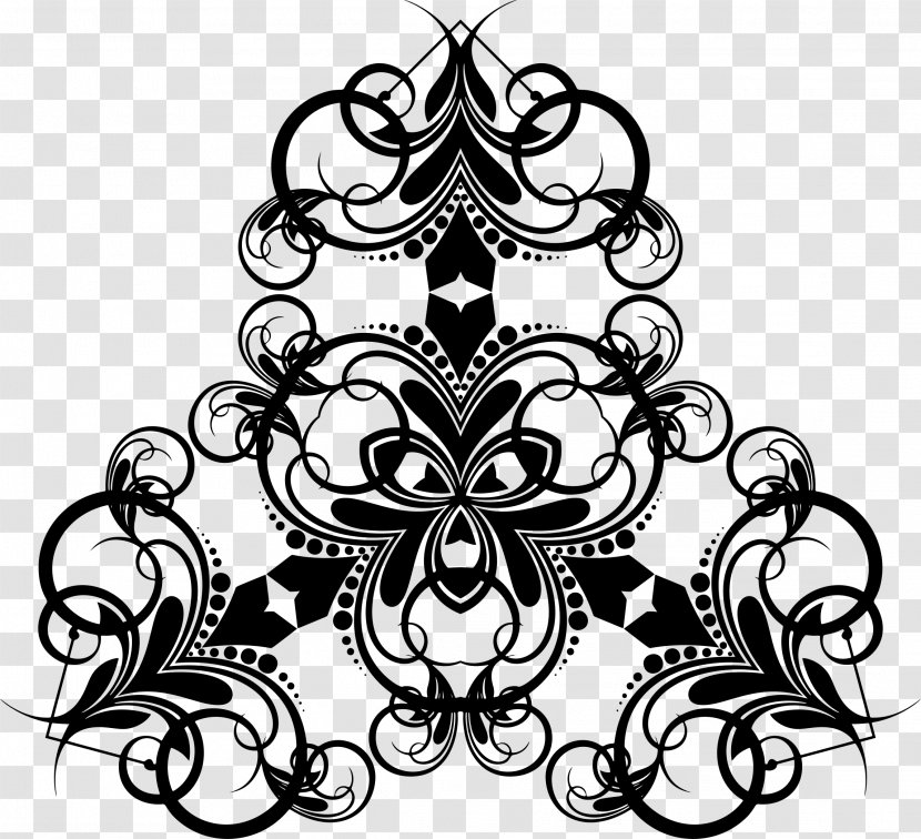 Clip Art - Monochrome - Exquisite Designs Transparent PNG