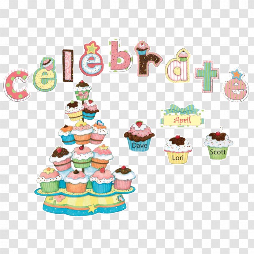 Birthday Cupcakes Happy Classroom - Cake Transparent PNG