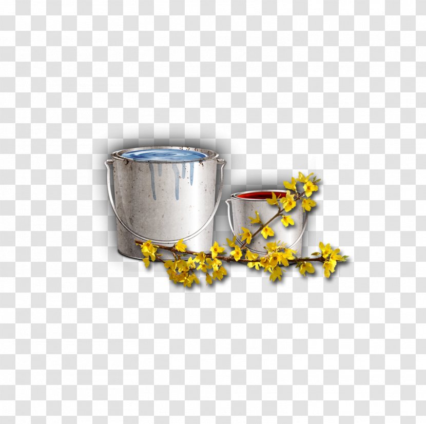 Paint Bucket Tin Can - Barrel - Pattern Transparent PNG