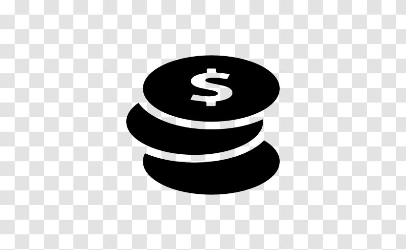 Coin - Money - Black And White Transparent PNG