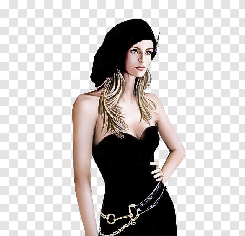 Clothing Black Fashion Model Costume Accessory Hat - Little Dress Transparent PNG