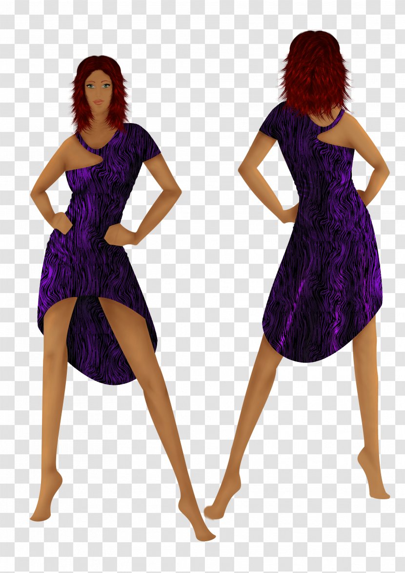 Cocktail Dress Figurine Shoulder - Tree Transparent PNG