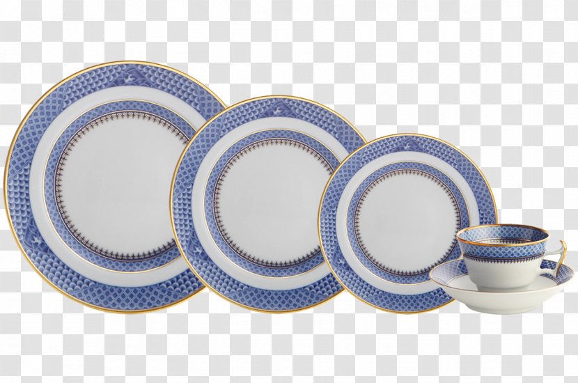 Cobalt Blue Porcelain Plate Tableware - Dinner Transparent PNG