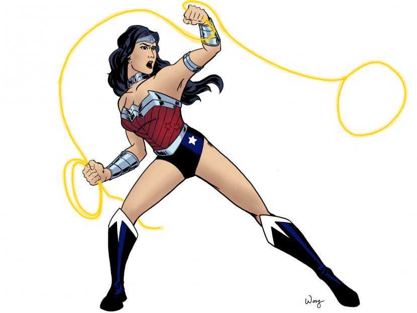Diana Prince Drawing Female Cartoon - Frame - Wonder Woman Transparent PNG