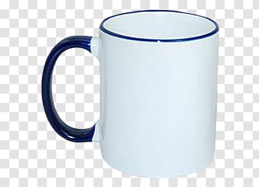 Mug Handle Coffee Cup Ceramic Blue-green - Material Transparent PNG