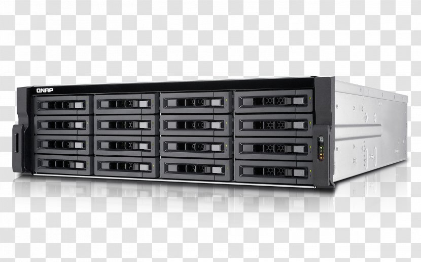 Network Storage Systems QNAP NAS 19-inch Rack TS-239 Pro II+ Turbo Server - Qnap Tsec1280ur2 - SATA 3Gb/s TS-EC1680U R2 (3U) Ethernet LAN Black,GreyNAS & Servers (HDD, SSD, Serial ATA II, III, 2.5/3.5', 0, 1, 5, 6, 10, JOthers Transparent PNG
