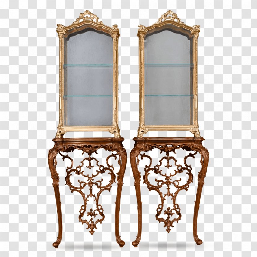 Rococo Revival Display Case Furniture Style - Furnishing Transparent PNG
