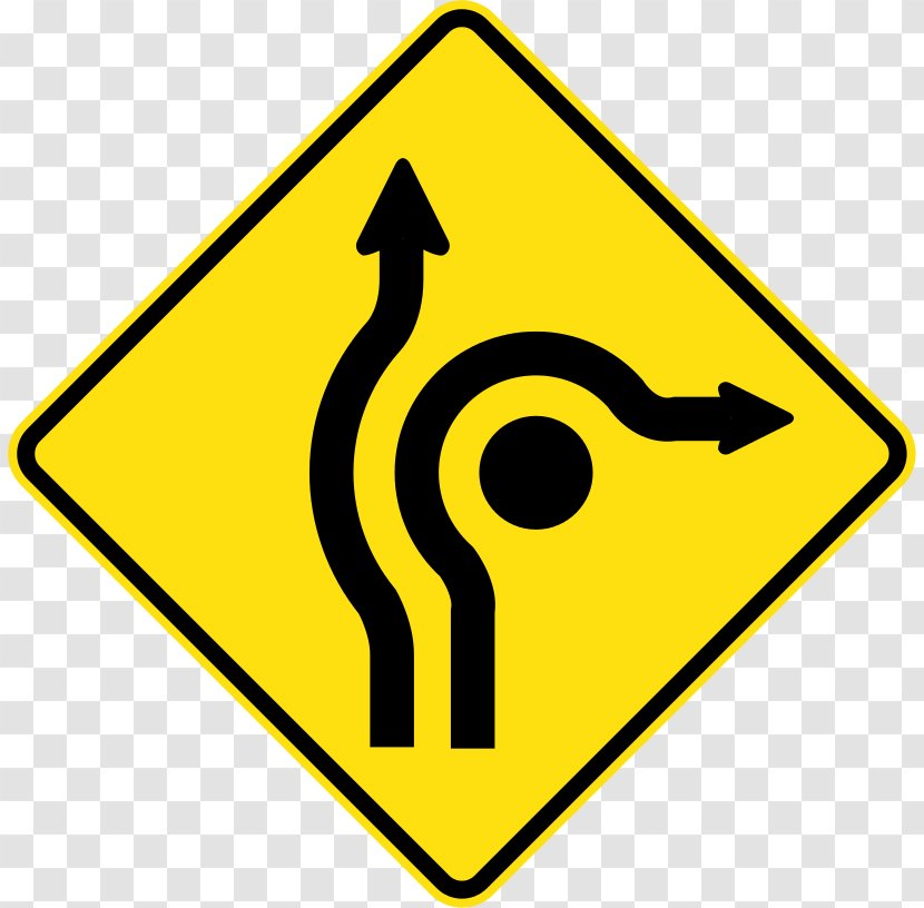 Traffic Sign Warning Road - Driving Transparent PNG
