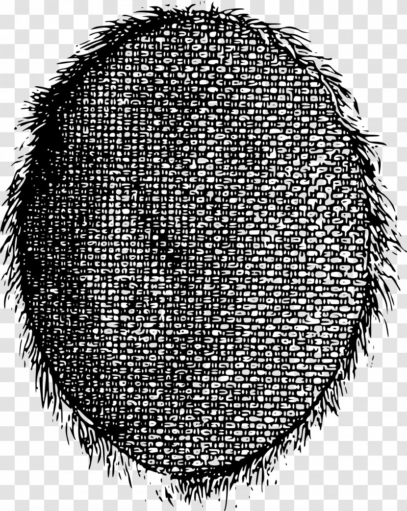 Clip Art - Black And White - Shield Marker Flattened Transparent PNG