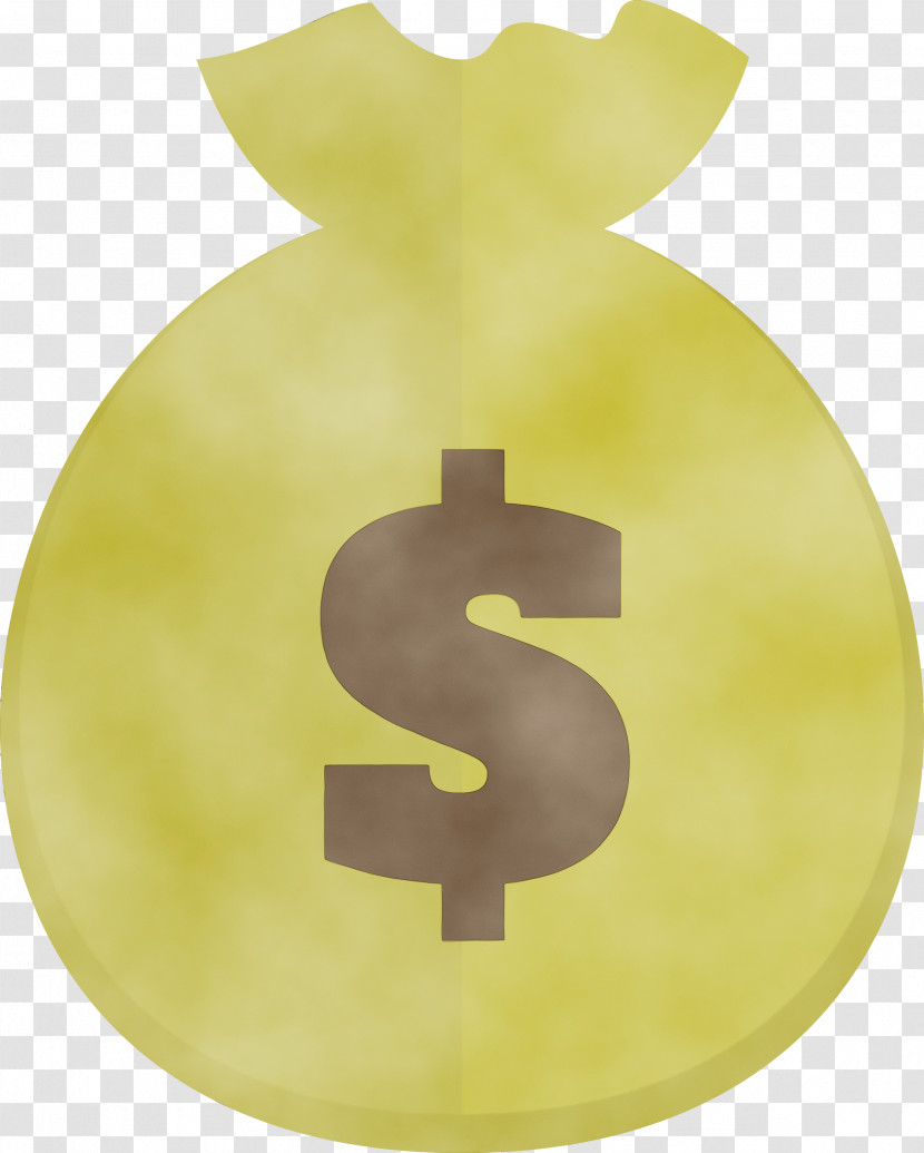 01504 Yellow Brass Symbol Transparent PNG