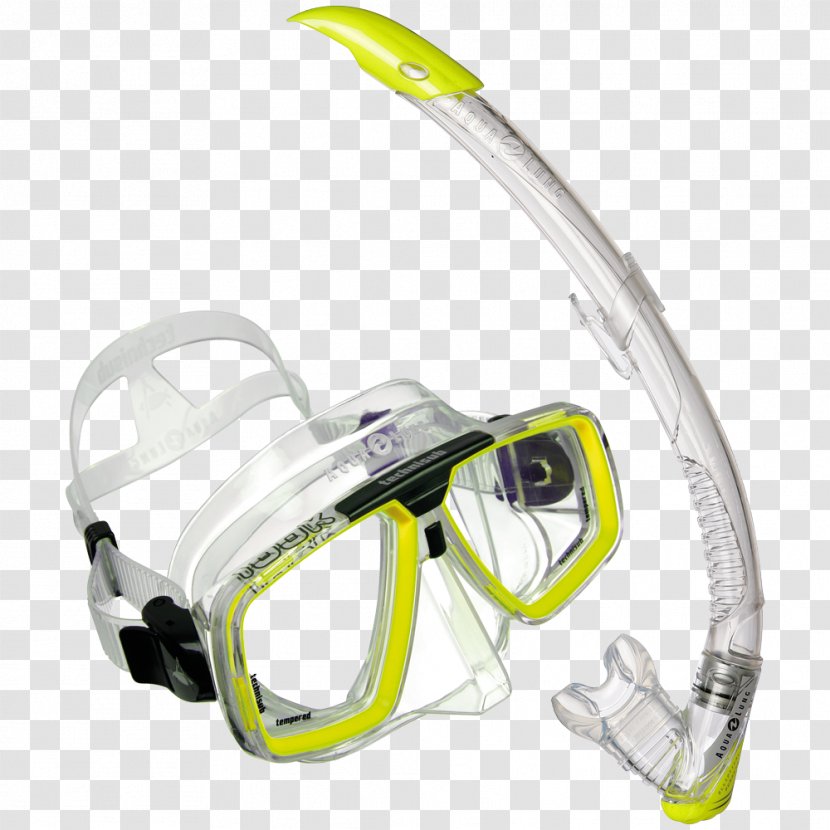 Diving & Snorkeling Masks Aqua-Lung Scuba Set Aqua Lung/La Spirotechnique - Headgear - Mask Transparent PNG