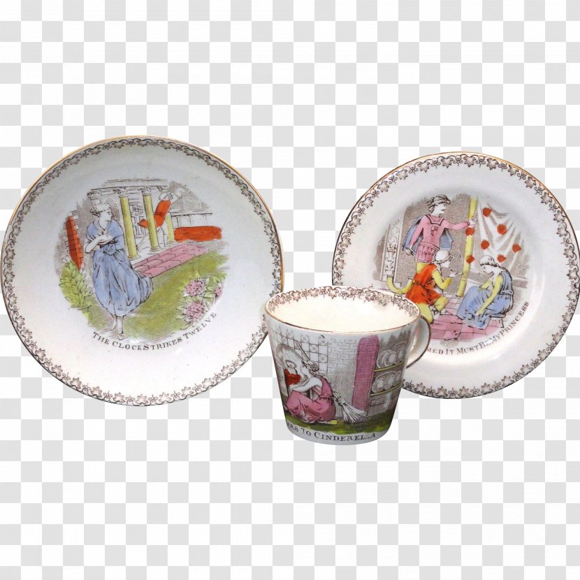 Plate Porcelain Saucer Tableware Cup - Serveware Transparent PNG