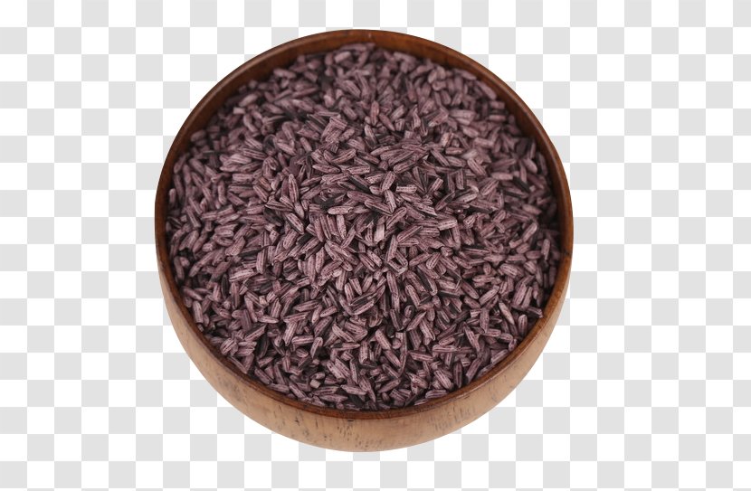 Cooked Rice Bowl - Brown - Wooden Purple Grains Transparent PNG