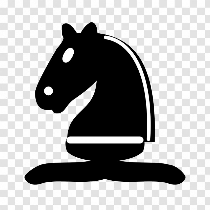 Chess960 Knight Chess Piece Pawn - Silhouette Transparent PNG