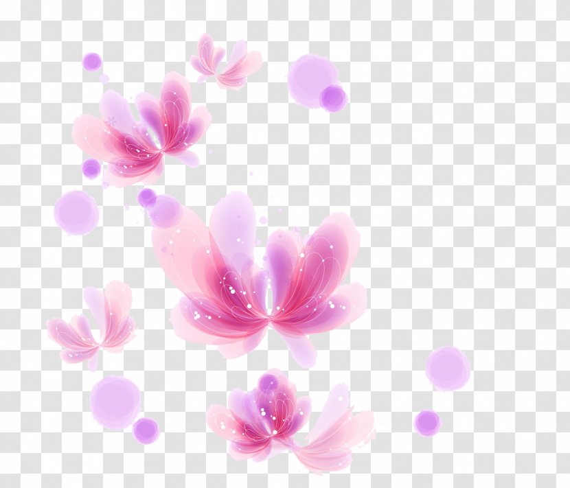 Butterfly Clip Art - Floral Design - Beautiful Pink Dream Transparent PNG
