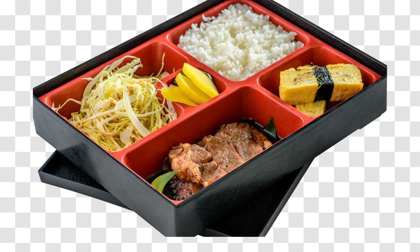 Bento Beefsteak Ekiben Vegetable - Cooked Rice - Steak With And Vegetables Transparent PNG
