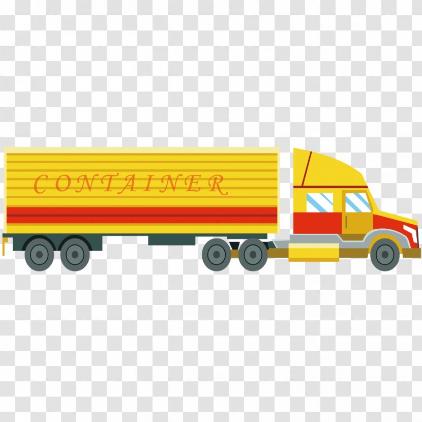 Logistics Truck Cargo Vehicle - Transport Transparent PNG