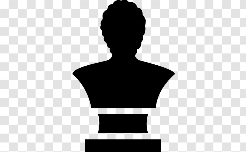 Bust Sculpture Statue Icon - Handheld Devices - Silhouette Transparent PNG