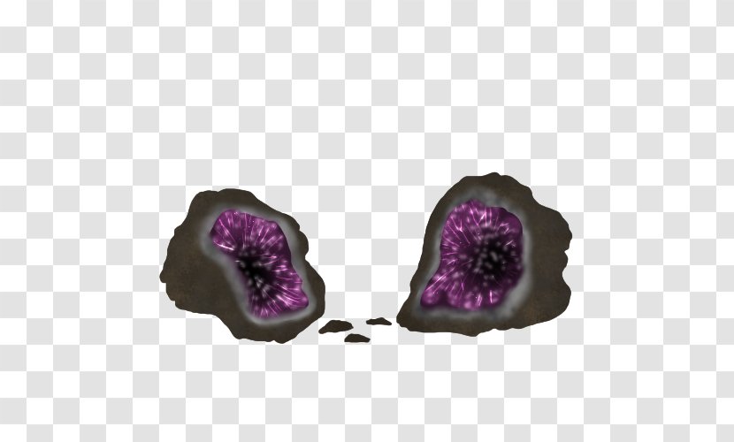 Amethyst - Purple - Geode Transparent PNG