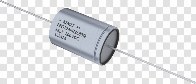 Aluminum Electrolytic Capacitor Through-hole Technology Electronics Transparent PNG