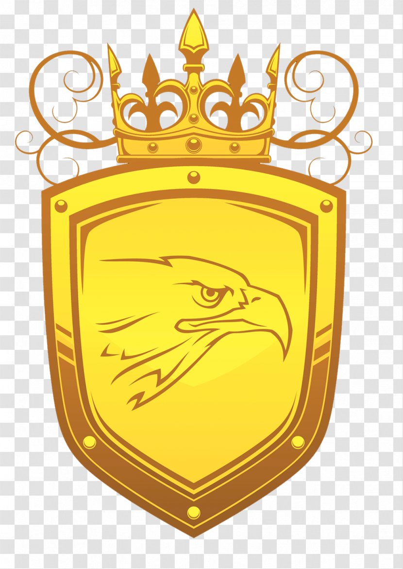 Shield Crown Download Escutcheon - Golden Eagle Transparent PNG