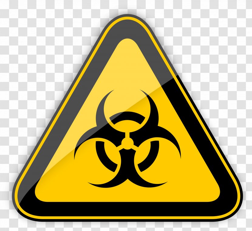 Biological Hazard Symbol Sign Dangerous Goods - Signage - Signs Transparent PNG