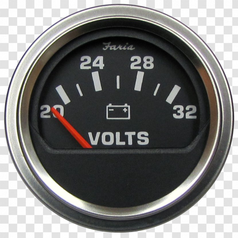 Gauge Voltmeter Wiring Diagram - Electrical Wires Cable Transparent PNG