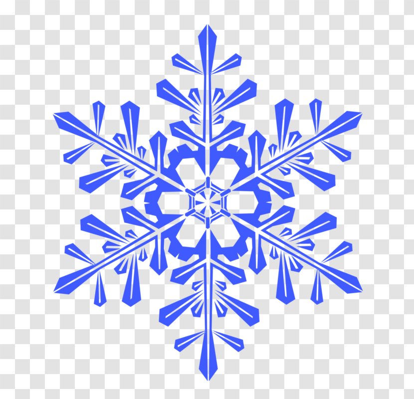 Snowflake Winter Child Rubber Stamp - Electric Blue Transparent PNG