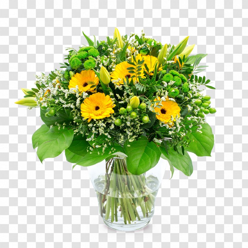 Floral Design Flowerpot Flower Bouquet Cut Flowers Vase - Daisy Family Transparent PNG