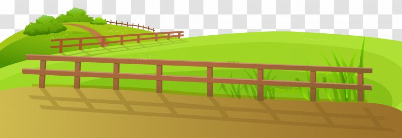 Fence Clip Art - Grass Ground With Image Transparent PNG