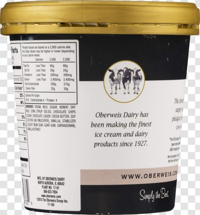 Ice Cream Oberweis Dairy Banana Fudge Walnut Ic Pint Flavor Ingredient - Chocolate - Dark Hershey Nutrition Label Transparent PNG