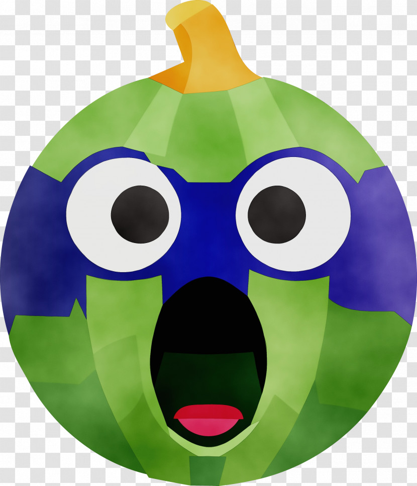 Green Smiley Cartoon Headgear Transparent PNG