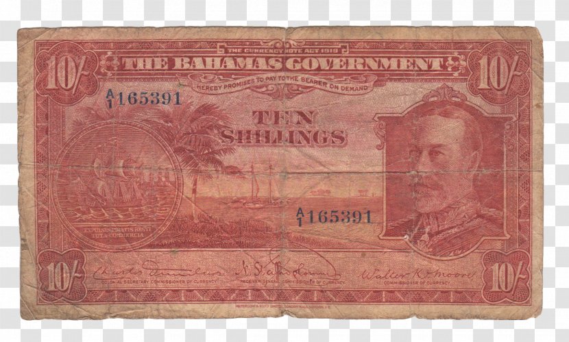 Banknote Bahamas Money Waterlow And Sons - Foreign Currency Transparent PNG