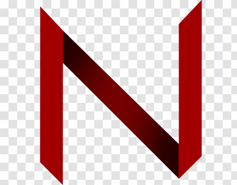 Logo Brand Line Angle - Red Transparent PNG