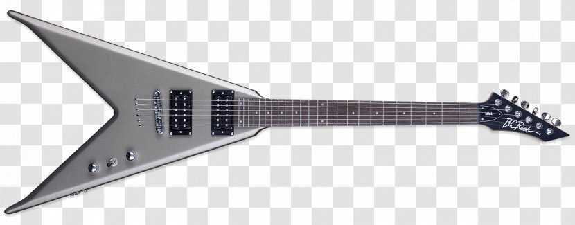 Electric Guitar Gibson Flying V B.C. Rich Warlock Metal Master - Bc Transparent PNG