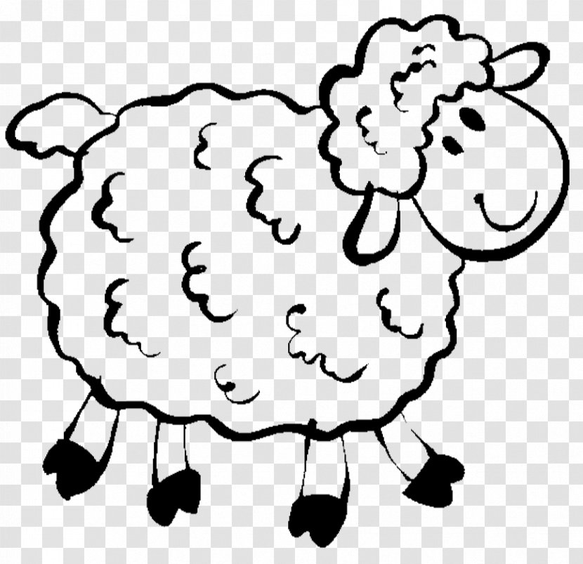 Sheep Drawing Paper Coloring Book Goat - Frame Transparent PNG