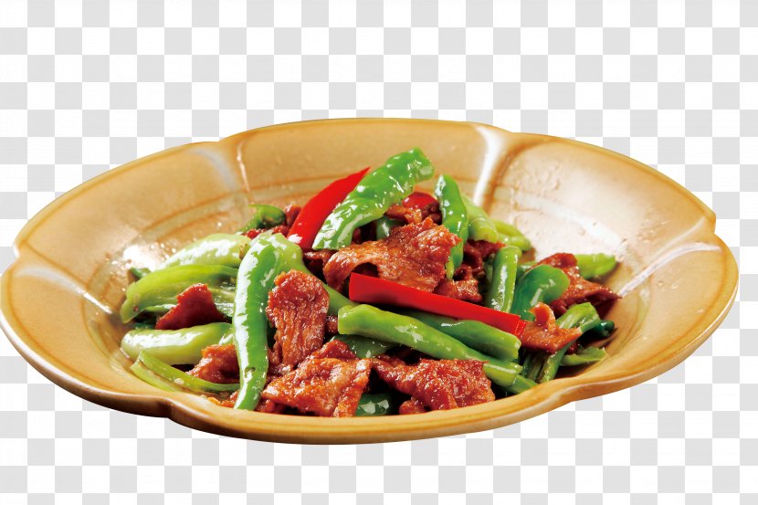 Oyster Bacon Vegetarian Cuisine Twice Cooked Pork - Stir Frying - String Beans, Scrambled Eggs Fungus Transparent PNG