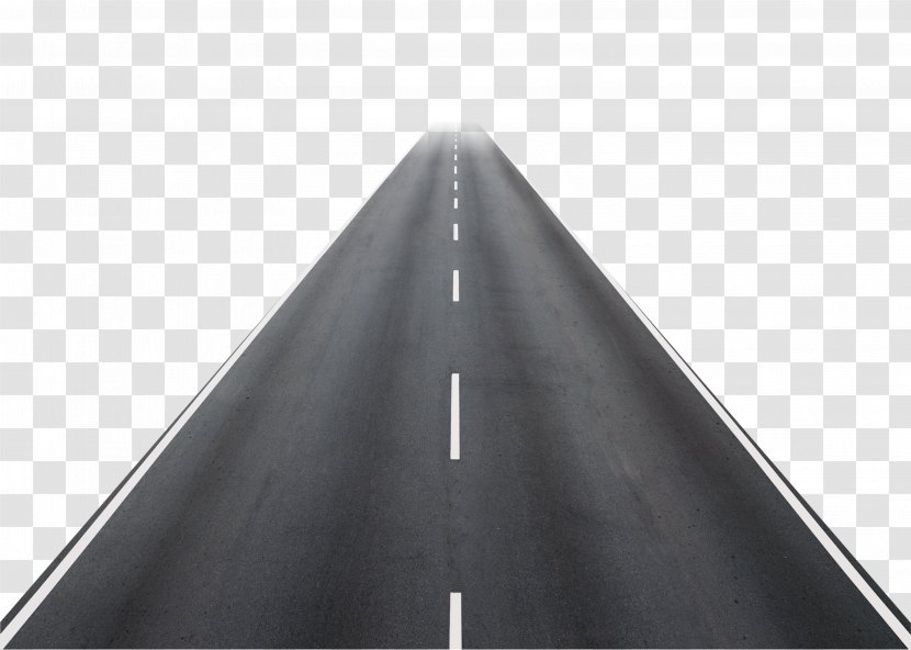 Road Asphalt Icon - Black And White Transparent PNG